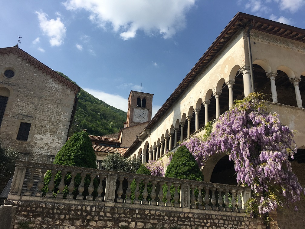 Follina abbey on the prosecco hills